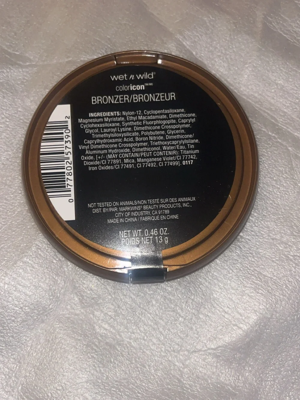 737 - Discontinued -Wet n wild Color Icon Bronzer - Warm Golden Bronze